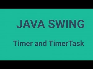 Java Timer and TimerTask