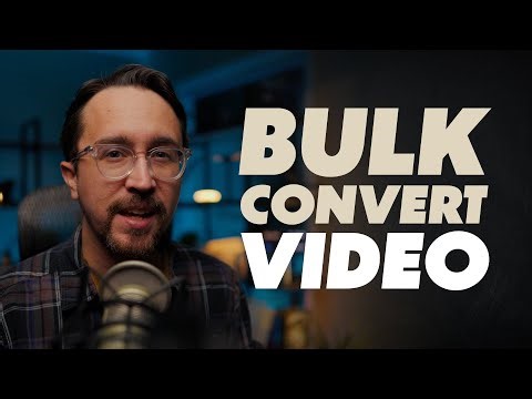 The Easiest Bulk Video Converter (on a Mac)