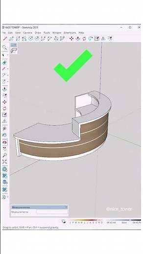 Need a quick way to model a reception desk in SketchUp? I’ll show you how using the TrueBend plugin!