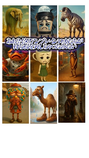 【イタリアンブレインロットクイズ】嘘泣きをしてるブレインロットは？ #クイズ #italianbrainrot #shorts #vtuber