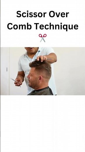 How To Cut Hair with Scissor Over Comb | Create Texture On Top Without Clippers