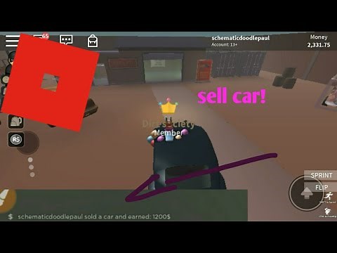 [Roblox]How to sell a car! | thief life simulator |