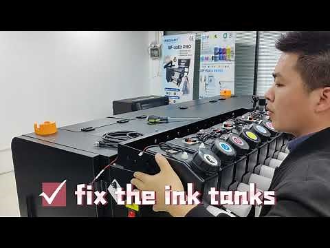 INKGIANT 60cm UV DTF printer installation live demo