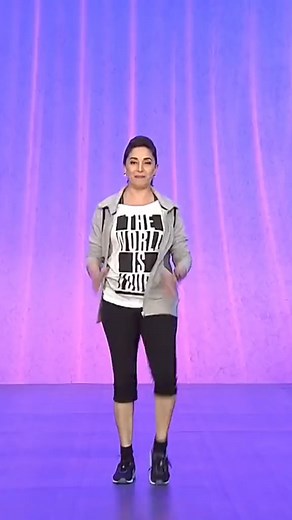 Dancercise Intermediate Workout Madhuri Dixit Nene | Madhuri dixit dance