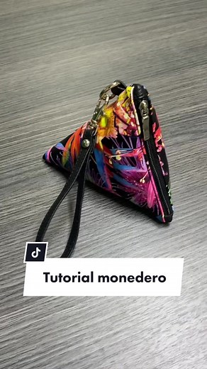 Tutorial de confección de monedero con cuero y tela