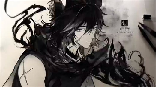 drew my king Outsider from DNA !!