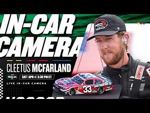 Cleetus McFarland’s O’Reilly Series Debut: Live In-Car Camera at Rockingham