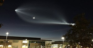 Dashcam video shows crash during SpaceX launch
