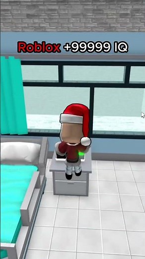 Santa 999,999 IQ escape THE HOSPITAL OBBY 🧠#roblox #shorts