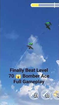 Finally Beat Level 70 😱 Bomber Ace Full Gameplay #bomberace #shorts