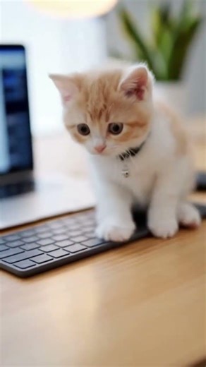 Kitten Accidentally Sends an Email 😼⌨️📧😂 #kitten #funny