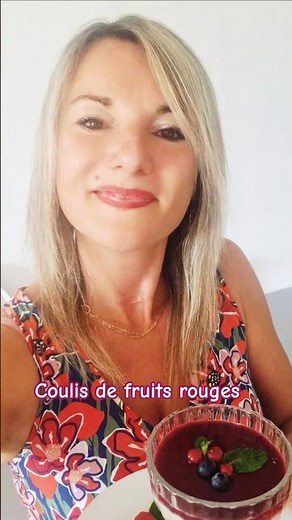 Coulis de fruits rouges maison#cuisinemaison #recettefacile #food #fruitsrouges