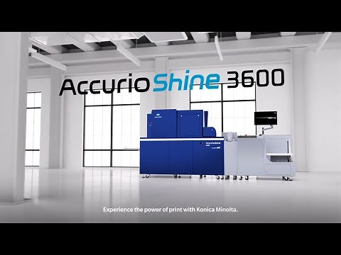 AccurioShine 3600 with iFoil One | Konica Minolta