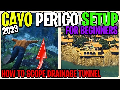 *2023* How To Start The Cayo Perico Heist For Beginners! (Drainage Tunnel Cayo Perico)