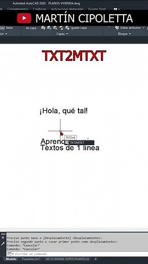 Convertir TEXTOS SIMPLES a TEXTO MULTILÍNEA en AUTOCAD