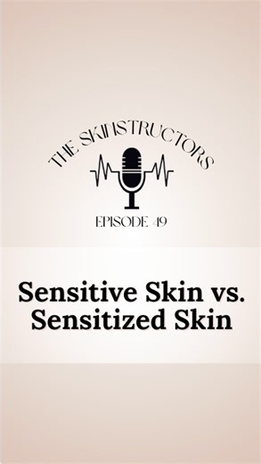 @heyboommedia on Instagram: "In this episode of The Skinstructors, Joely + Morgan break down one of the most misunderstood topics in the treatment room: sensitive skin vs. sensitized skin 👀⁠ ⁠ True sensitive skin? A genetic skin type. Sensitized skin? Usually a temporary, self-inflicted condition caused by over-exfoliation, too many actives, and trend-driven routines.⁠ ⁠ If you’re an esthetician or skincare enthusiast who wants to protect the barrier, build trust, and truly understand that calm