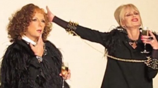 Joanna Lumley and Jennifer Saunders as iconic Ab Fab duo