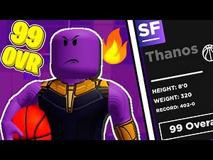 8'0 THANOS CUSTOM BUILD! (Hoops Life)