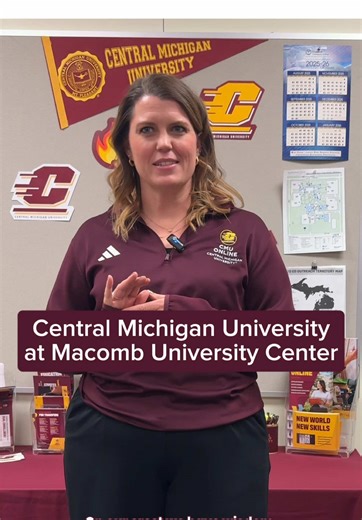 @Central Michigan University has many resources to help students transfer to Macomb, whether you’re earning an associate’s degree and subsequently attending Central Michigan University or just getting general education credits transferred through the Michigan Transfer Articulation! To learn more, visit macomb.edu/admissions-aid/transfer-opportunities. #college #collegestudent #collegelife #transferstudent