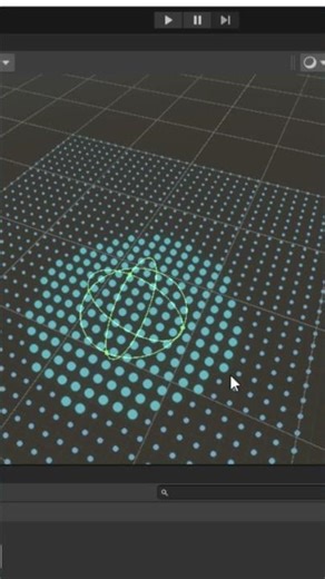 Dots Grid Unity VFX #gamedevelopment #unitysoftware
