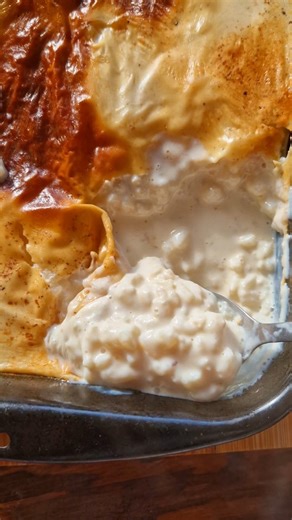 FeedingBruno on Instagram: "A winter favorite in this house! Mary Berry's rice pudding! Absolutely luxurious and perfect while it's still hot, served with some raspberry jam. This is a trial reel, come to the profile for the recipe."