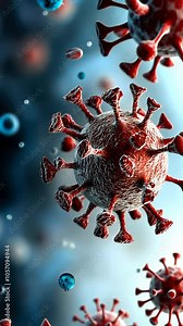 Infectious agent video: virus scientific insights into viral diseases, essential for public health and awareness.
