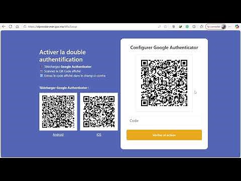 Massar google Authenticator