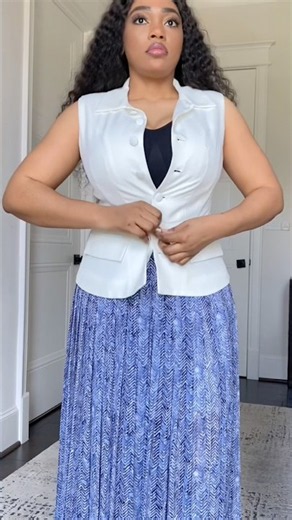 How to style a maxi skirt for work. Rate my outfit on 10✨Shop all outfits link in bio LTK #ootd