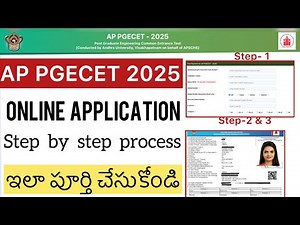 AP PGECET 2025 ONLINE APPLICATION PROCESS | AP PGECET HOW TO APPLY STEP PROCESS 2025