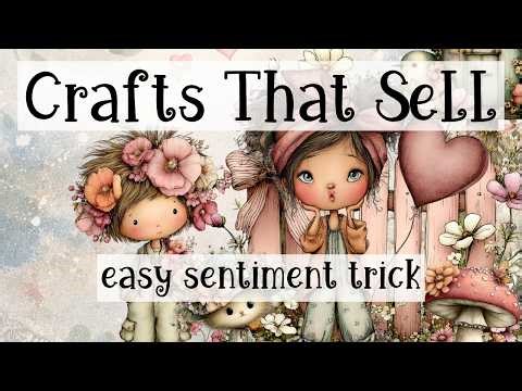 Easy Crafts That SELL Using Scrapbook Paper | Craft Fair & Etsy Ideas + Flip Through