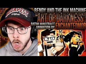 Vapor Reacts #1057 | BENDY SONG MINECRAFT ANIMATION "Art of Darkness" by EnchantedMob REACTION!!