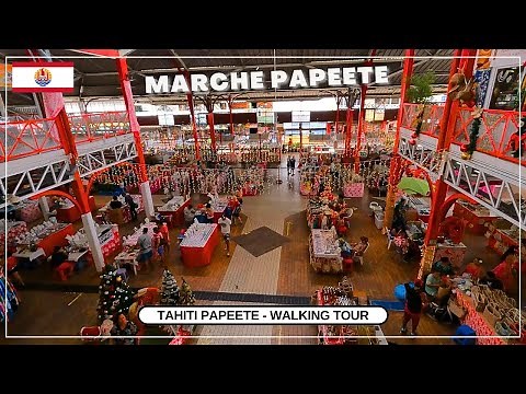 Exploration du marché de Papeete à pied / Walking Tour Papeete Market