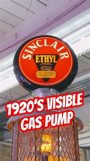 1920’s visible gas pump #antique #gas #collectables