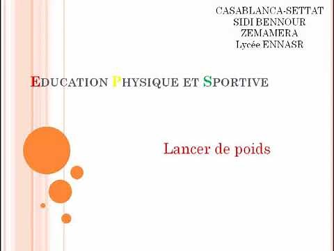 EPS : lancer de poids