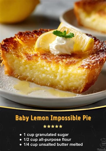 "When I tell you this pie is PURE sunshine in a crust… I mean it! 🍋☀️ One bite and I was hooked forever!" 𝗙𝗨𝗟𝗟 𝗥𝗘𝗖𝗜𝗣𝗘 𝗕𝗘𝗟𝗢𝗪 👇 | Easy Recipes