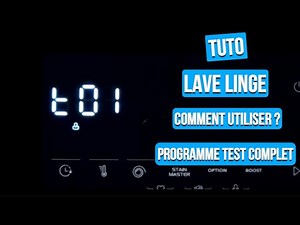 Tuto - Complete test program Lave Linge WF814AS566C (979636) Valberg