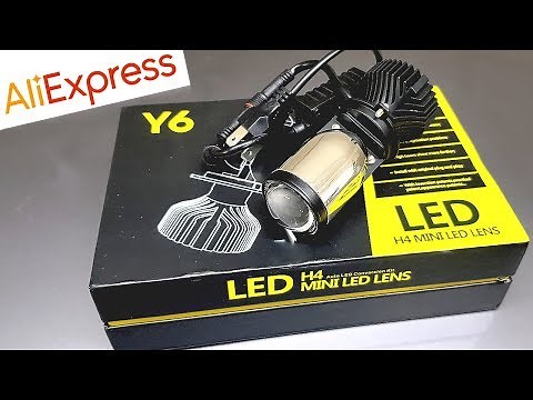 Mini LED headlight lenses instead of a bulb! Does this make sense?