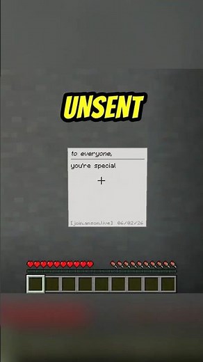 The Unsent Project In Minecraft