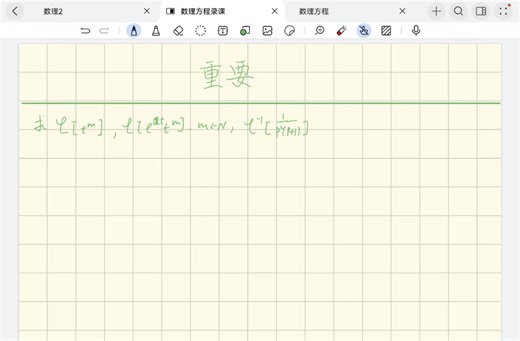 常见函数的laplace变换