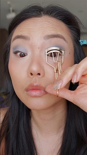 Blue Eyeshadow Makeup ASMR Tutorial for Asian eyes and undertones 🦋💙