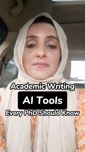 24K views · 110 reactions | Don't Miss these AI Tools if you are a full time researcher Watch detailed tutorials about these tools on my YouTube channel The link is in bio #aitools #academicwriting | Dr Rizwana Mustafa | Facebook