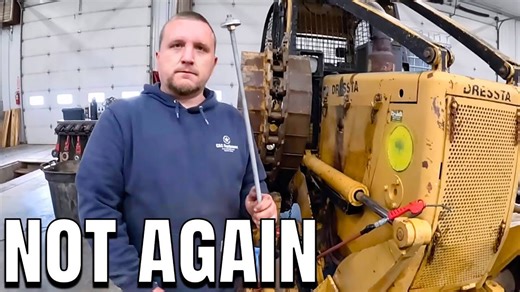 I discovered leaking cylinders in our dozer!