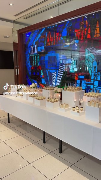 Wedding dessert set up 🤍 Follow us on Instagram @DessertDecadance #weddingdesserttable #wedding #dessert #fyp #dessertdecadance