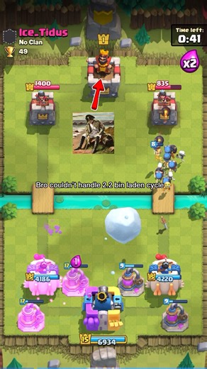 Using bomber as my win condition😭 #clashroyale #shorts