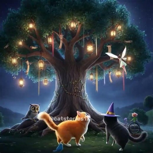 Two cat friends found the magic lamp. #shorts #catshorts #catstory #animation #pixarstyle