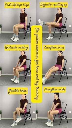 6 golden exercises for sitting leg training, 50 reps of each exercise, 3 sets,#sportsrehabilitation