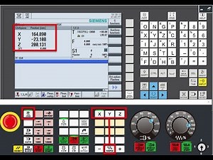Mode JOG and RAPID button for CNC Mill Machine