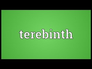 Terebinth Meaning