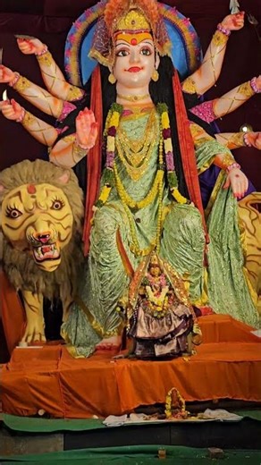 Day1Durga Devi#navarathri#hyderabad#9days#dasara#ammavaru#pooja #festival#khathyayanidevi#jaimatadi