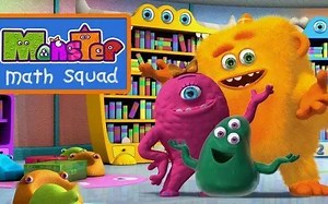 怪物数学小分队动画50集 英文版+中文版非常适合3-6小朋友观看启蒙数学和英语